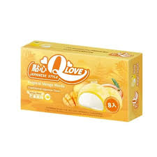 Qlove Tropical Mango Mini  Mochi 80g(1 ud)
