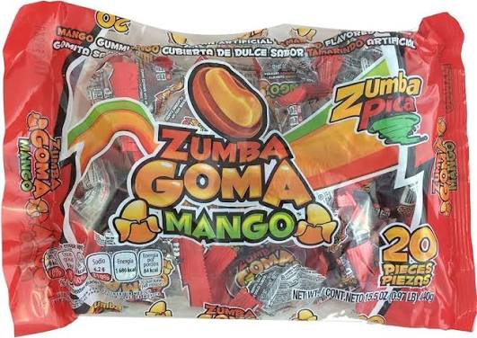 Zumba Pica Goma Mango 22grx20(1 Ud)