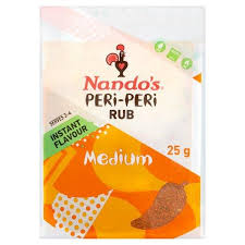 Nandos Medium Seasoning Rub 25g(12 uds)