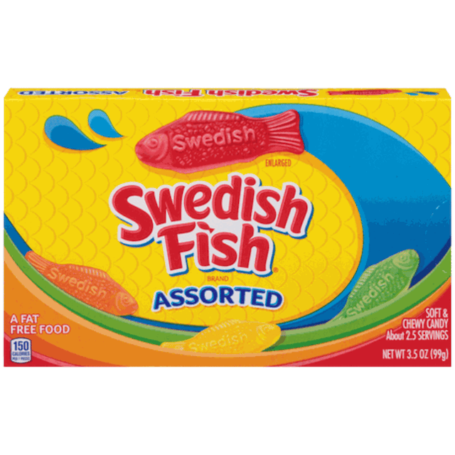 Swedish Fish Assorted 99gr(12 Uds)