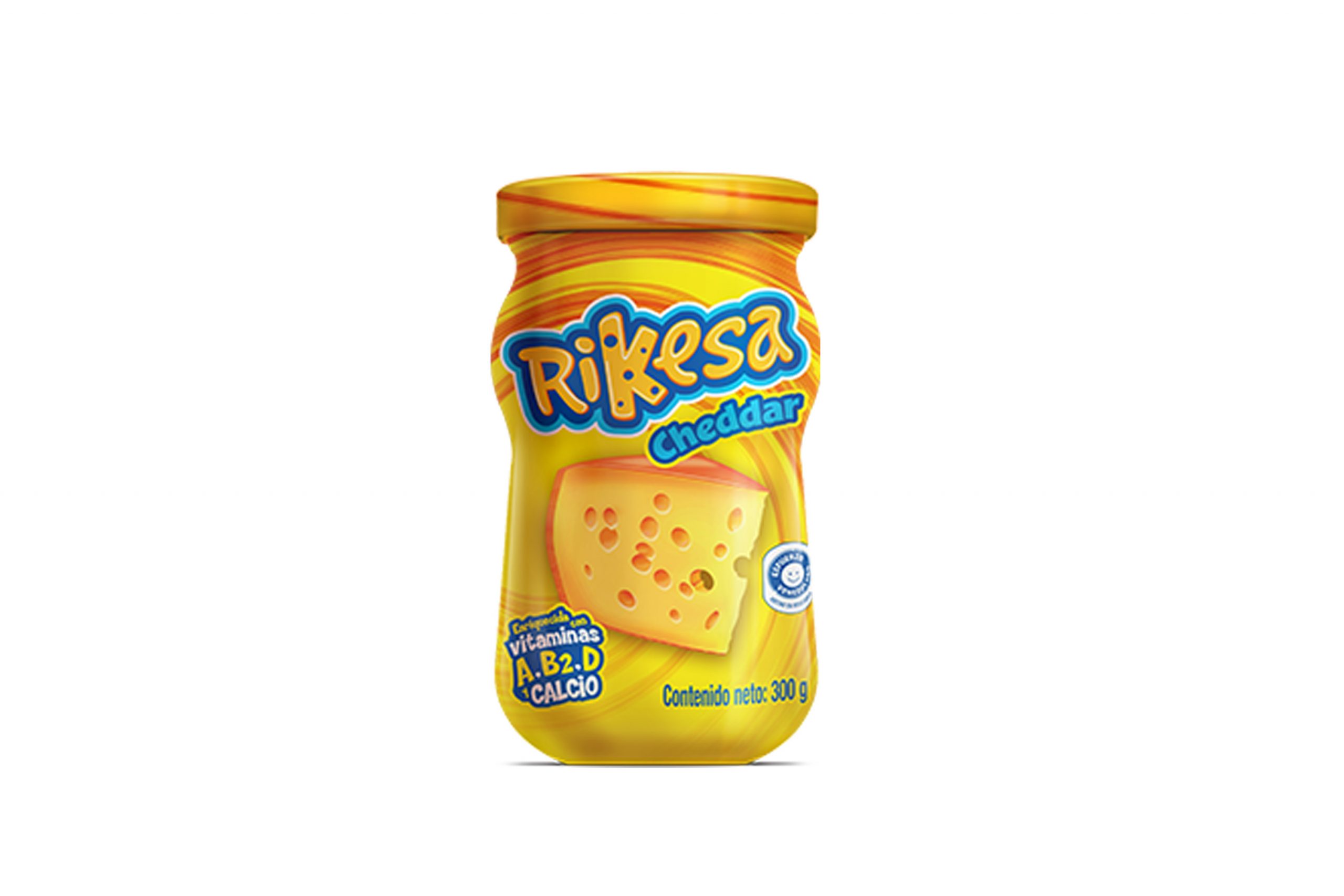 Rikesa Cheddar 300g(12 Uds)