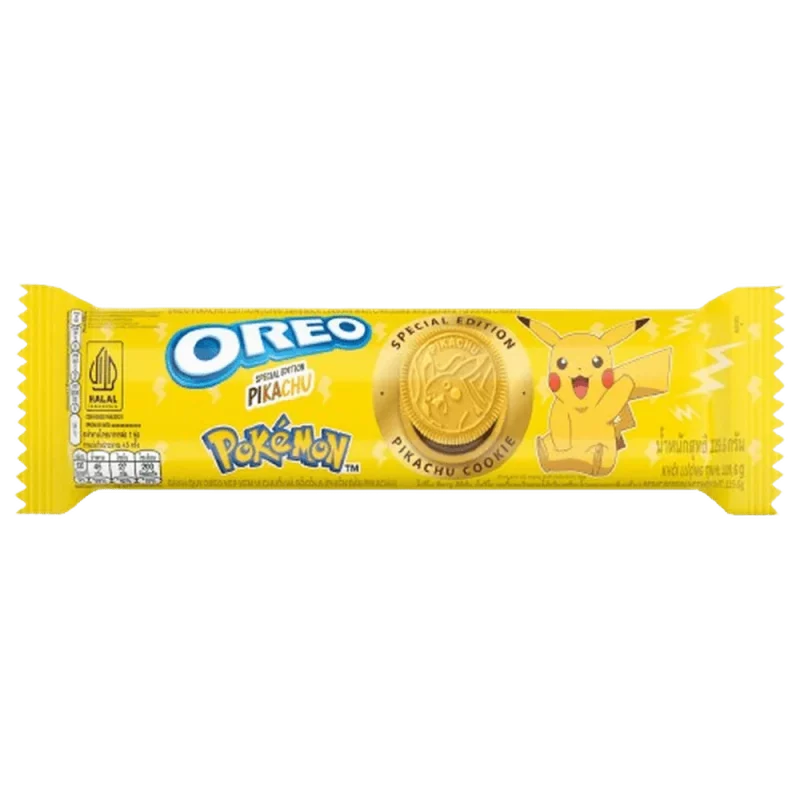 Oreo Banana Cream Pikachu Asian 120g (24 uds)