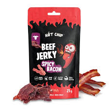 Jerky Hot Chip Chilli And Bacon 25gr(20 Uds)