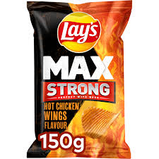 Lay´s Max Strong Hot Chicken Wings 150g(9 uds)