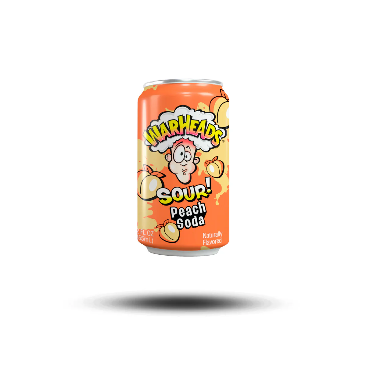 Warheads Peach Sour 330 ml (12 Uds)