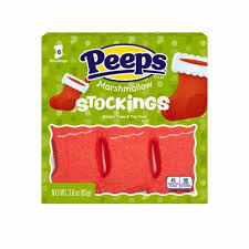 Peeps Marshmallow Stocking Christmas 85gr(12 Uds)