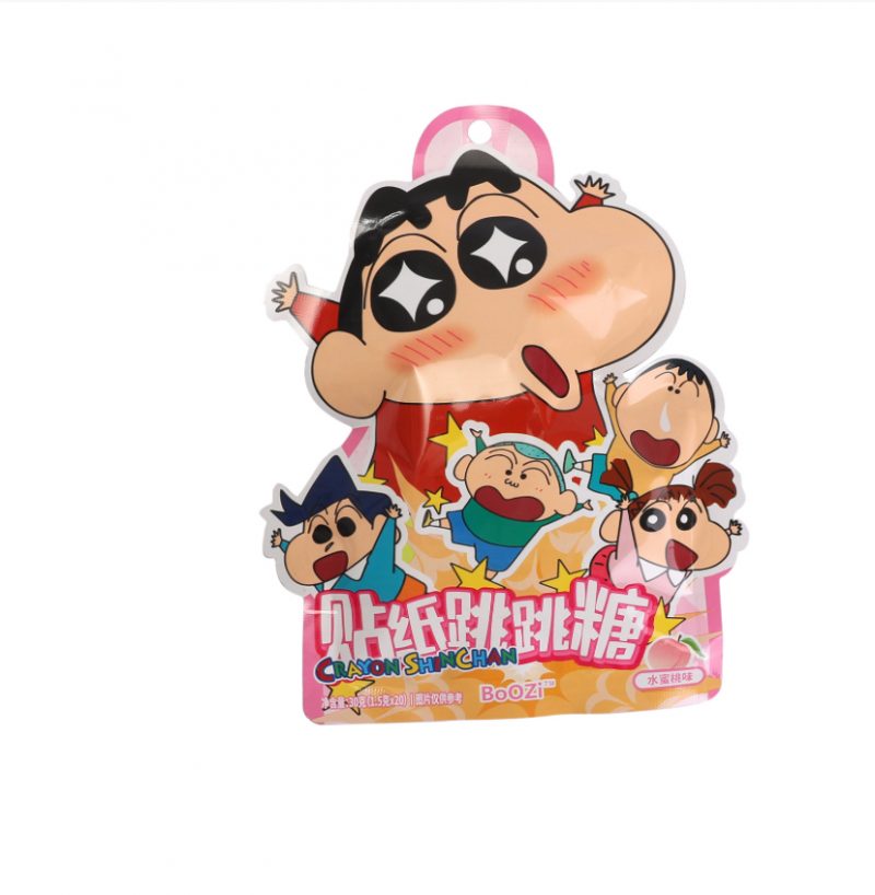 Boozi Peta Zetas Melocotón Shinchan 30g(12 uds)