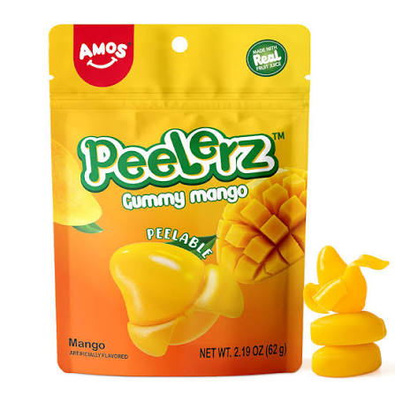 Amos Peelerz Gummy Mango 65g(24 Uds)