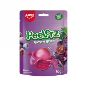 Amos Peelerz Gummy Grape   65g(24 Uds)