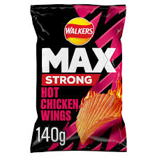 Walkers Max Hot Chicken Wings 70g(1ud)*Precio Marcado