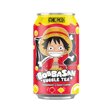Bobba Bubble Tea Fresa y Melocotón 320ml(24 uds)
