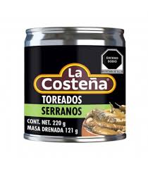 La Costeña Serrano Toreados 220g(3 uds)