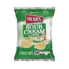 Herr’S Sour Cream & Onion 42g(1 Ud)
