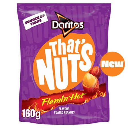 Walkers Thats Nuts Doritos Extra 160g(1 Ud)