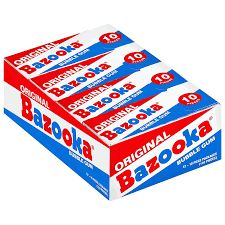 Bazooka Bubble Gum 10pk 60g(12 Uds)
