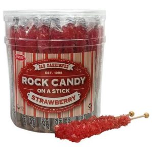 Espeez Strawberry  Rock Candy no a Stick Tub 23g(36 Uds)
