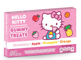 Hello Kitty Fruit Gummi Treats Theatre Box 88g(12 uds)