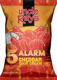 Uncle Ray´s 5 Alarm Potato Chips 85g(1 uds)
