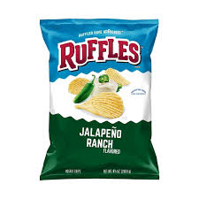 Ruffles Potato Jalapeño Ranch 185g(1 ud)