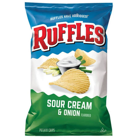 Ruffles Sour Cream & Onion 184g(1 ud)