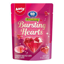 Amos 4D Bursting Hearts 65g(24 uds)