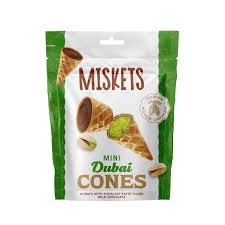 Miskets Dubái Milk Pistachio Cornet 50g(12 Uds)