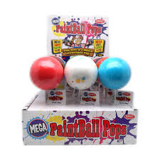 Espeez Mega Paintball Pops  140g(9 Uds)