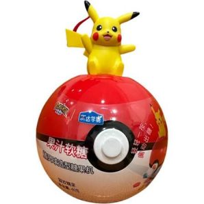 Pokémon Pokeball With Fruit Candy +Exclusive Figure 20g (6 Uds)