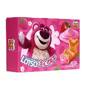 Binqi & Disney Lotso Strawberry Filled Biscuit 150g(1ud)