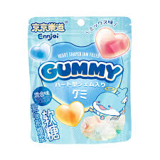 Ennjoi Assorted Fruit Heart Shaped Jam Filled Gummy 50g(1 ud)