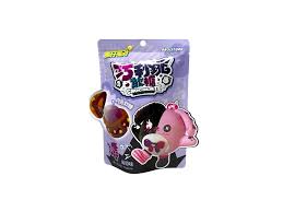 Haoliyuan Egg Party Frape Dark Chicilate Popping Gummies 60g(1 ud)