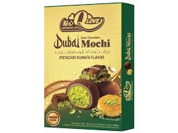 Qlove Dubai Chocolate & Pistachio Kunafa  Deluxe Mochi 45g(1 ud)