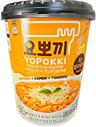 Yopokki Rapokki Cheese Cup 145g(1 uds)