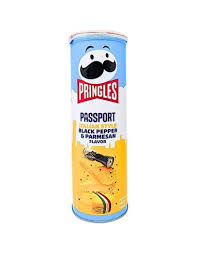 Pringles Italian Style Black Pepper & Parmesan 110g(10 uds)