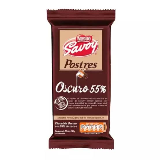 Savoy Postres Oscuro 55 %200g(4 uds)