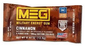 Military Energy Gum Pouch Cinnamon 12,5g(12 Uds)
