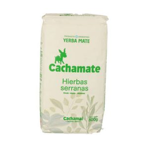 Yerba Mate Cachamate Hierbas Serranas Blanca 500g(1 Ud)
