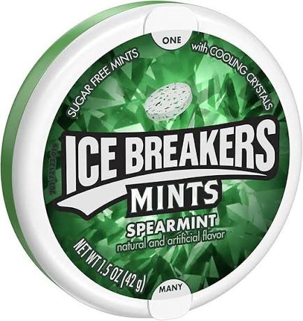 Ice Breakers Mints Spearmint 43g(8 Ud)