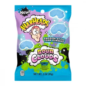 Warheads Sour Clouds Cotton Candy 85g(12 Uds)