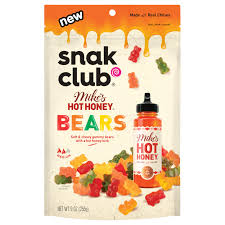 Snak Club Mikes Hot Honey Bears  113gr(6 Uds)