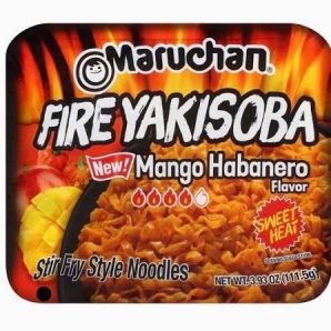 Maruchan Yakisoba Fire Mnago Habanero 111.5g(8 uds)